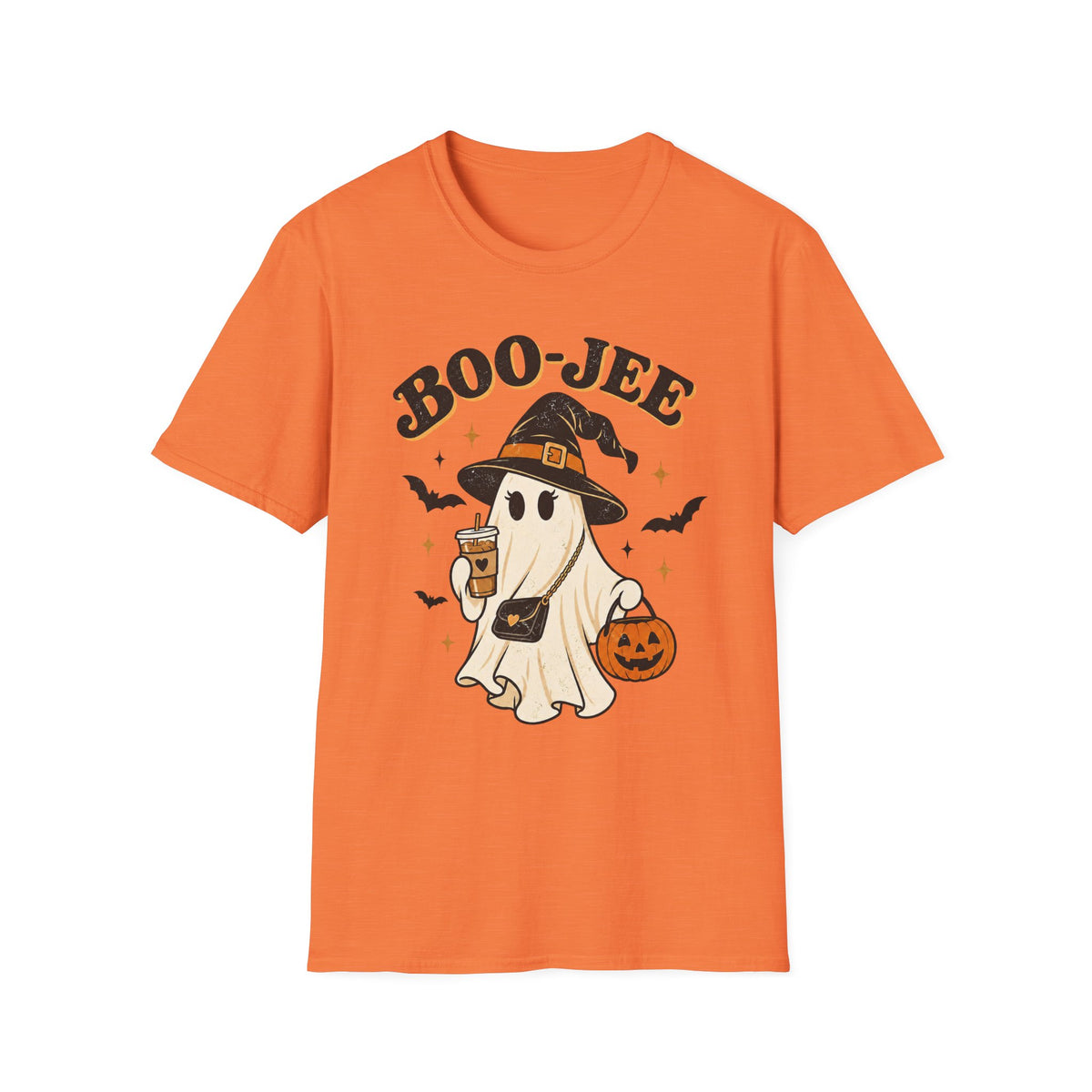 Boo-Jee Retro Halloween Ghost Tee