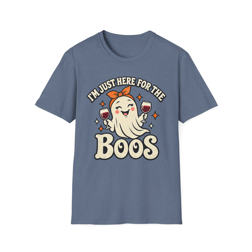 I’m Just Here for the Boos Ghost Halloween Tee