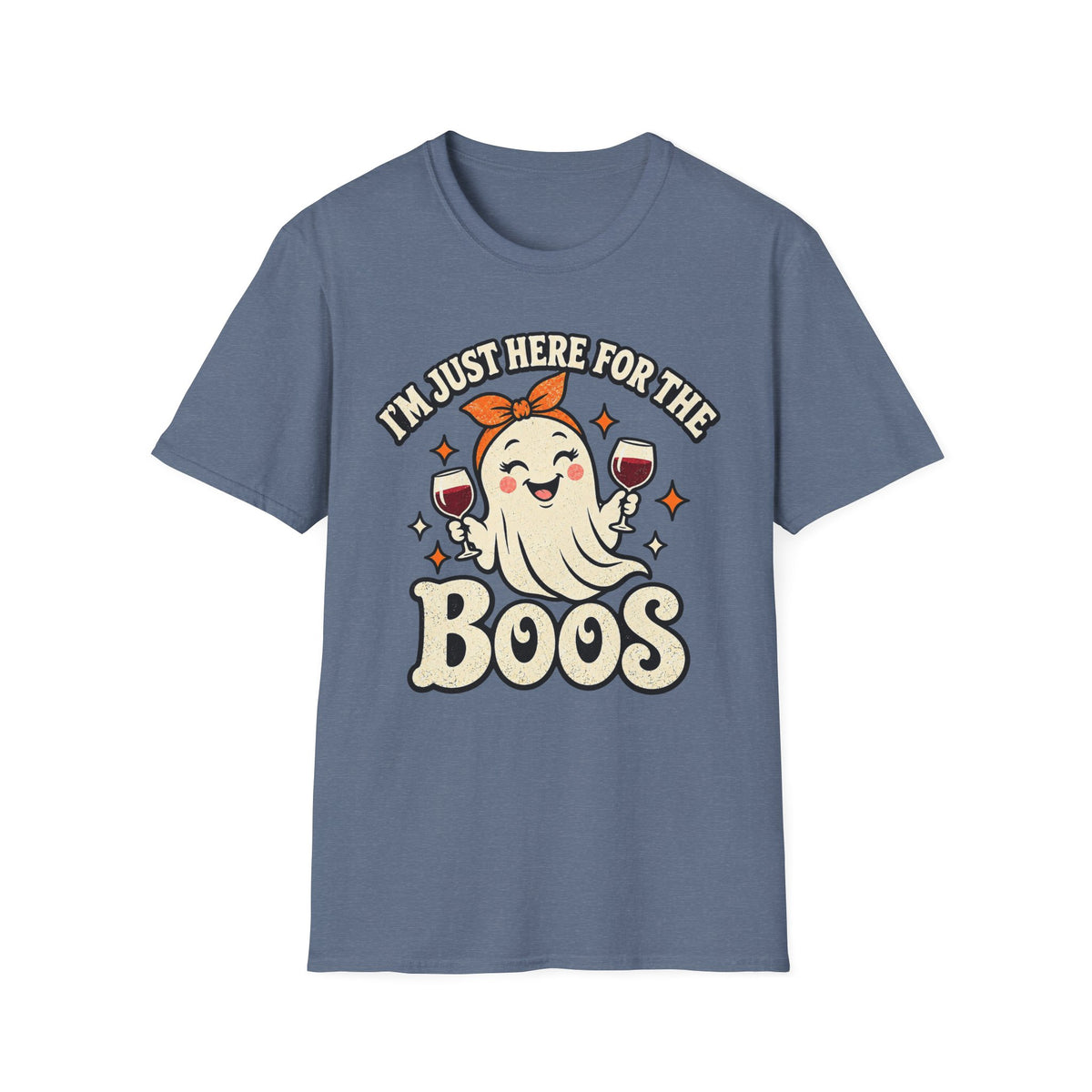 I’m Just Here for the Boos Ghost Halloween Tee
