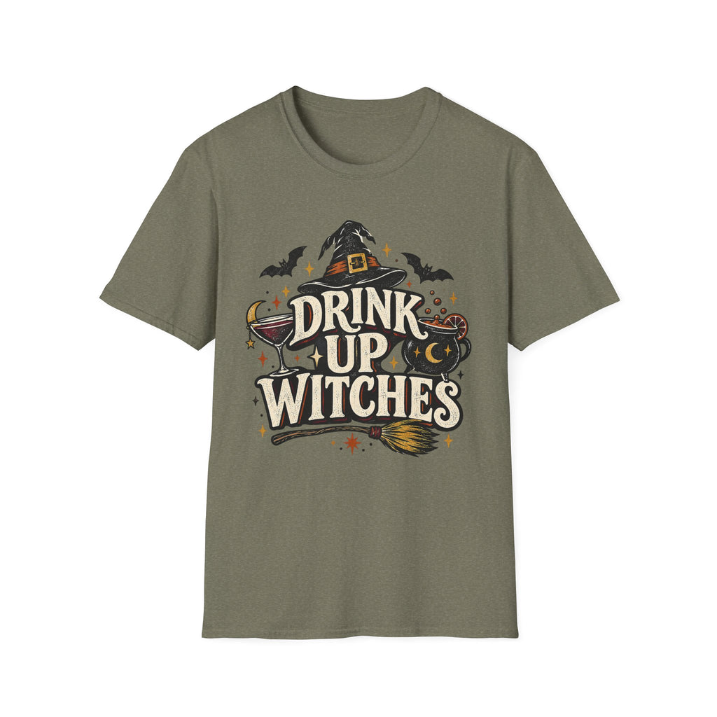 Drink Up Witches Vintage Halloween Tee