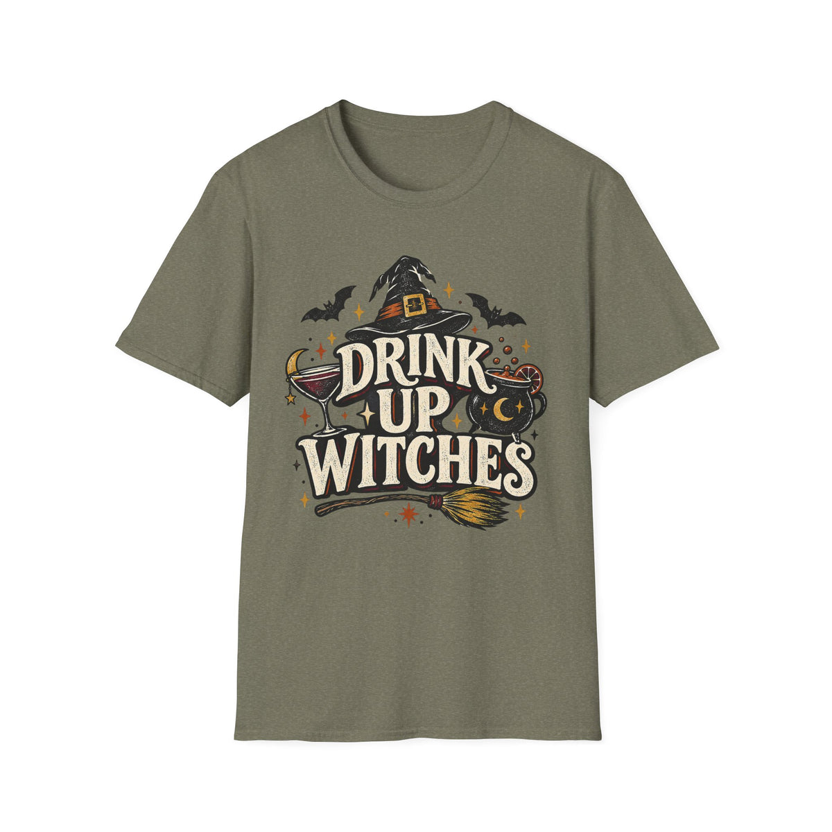 Drink Up Witches Vintage Halloween Tee