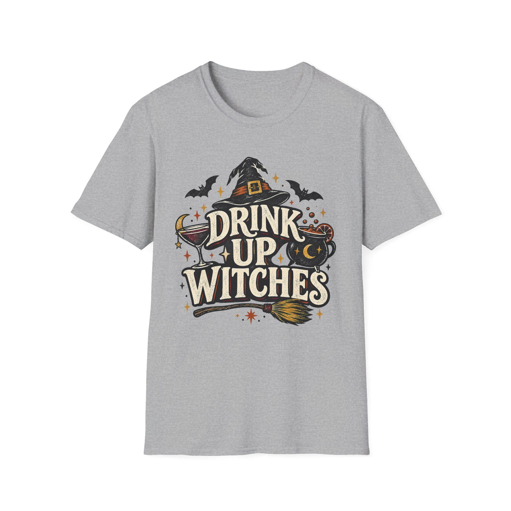 Drink Up Witches Vintage Halloween Tee