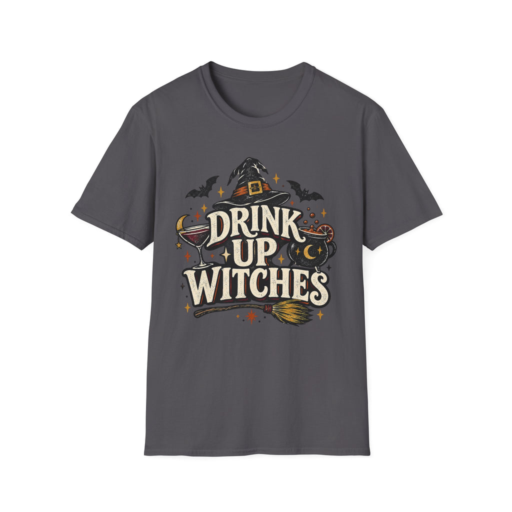 Drink Up Witches Vintage Halloween Tee