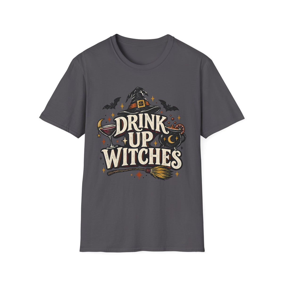 Drink Up Witches Vintage Halloween Tee