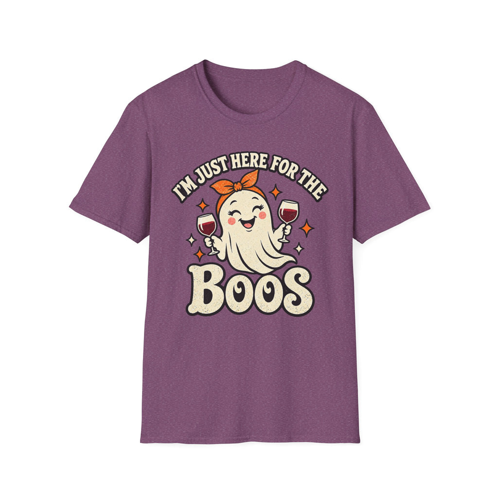 I’m Just Here for the Boos Ghost Halloween Tee