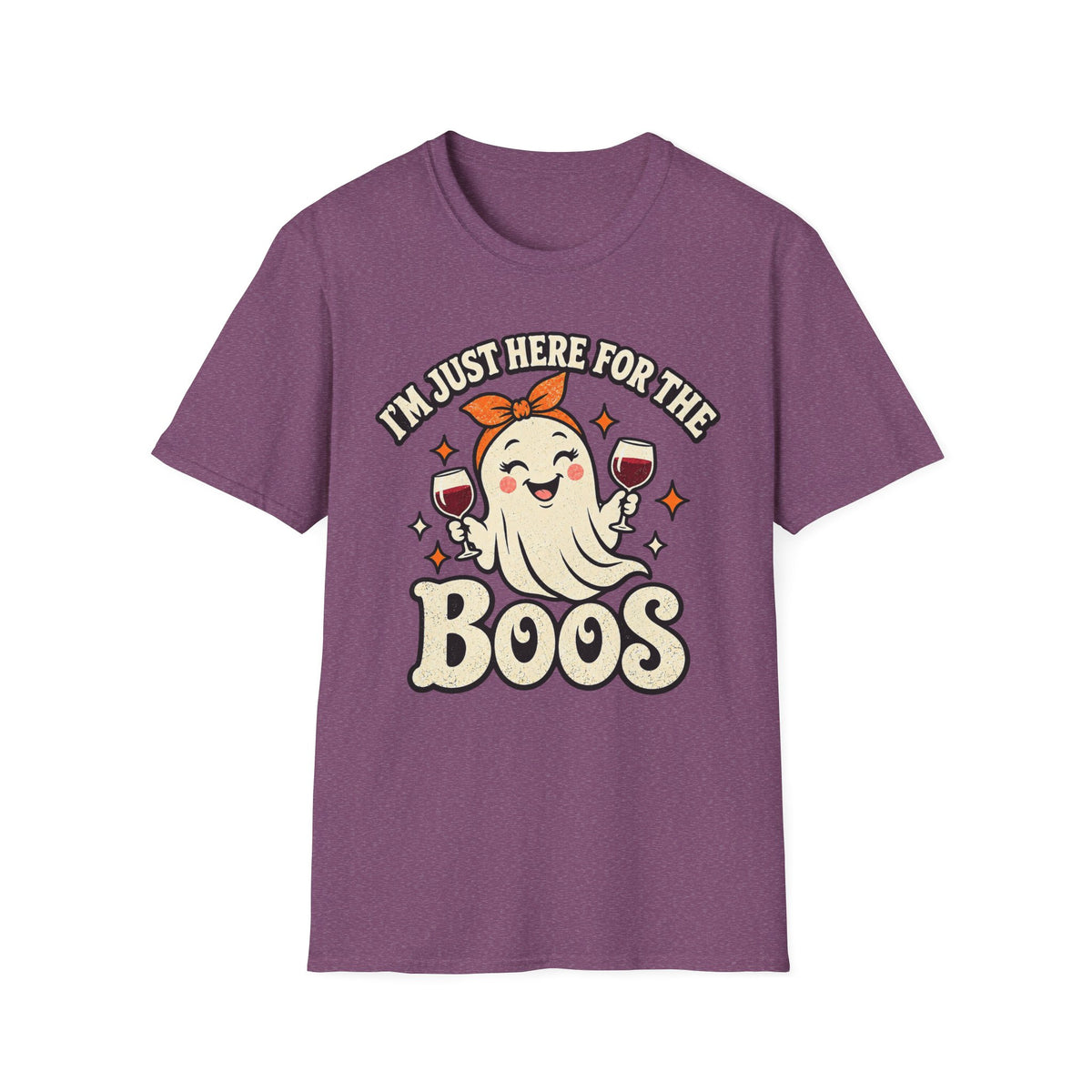 I’m Just Here for the Boos Ghost Halloween Tee
