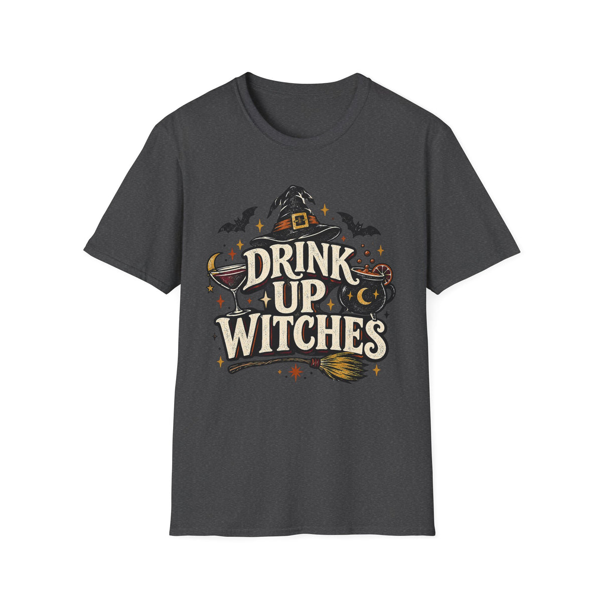 Drink Up Witches Vintage Halloween Tee