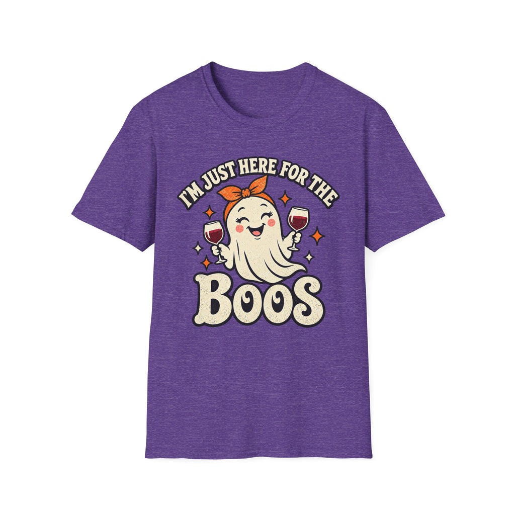 I’m Just Here for the Boos Ghost Halloween Tee