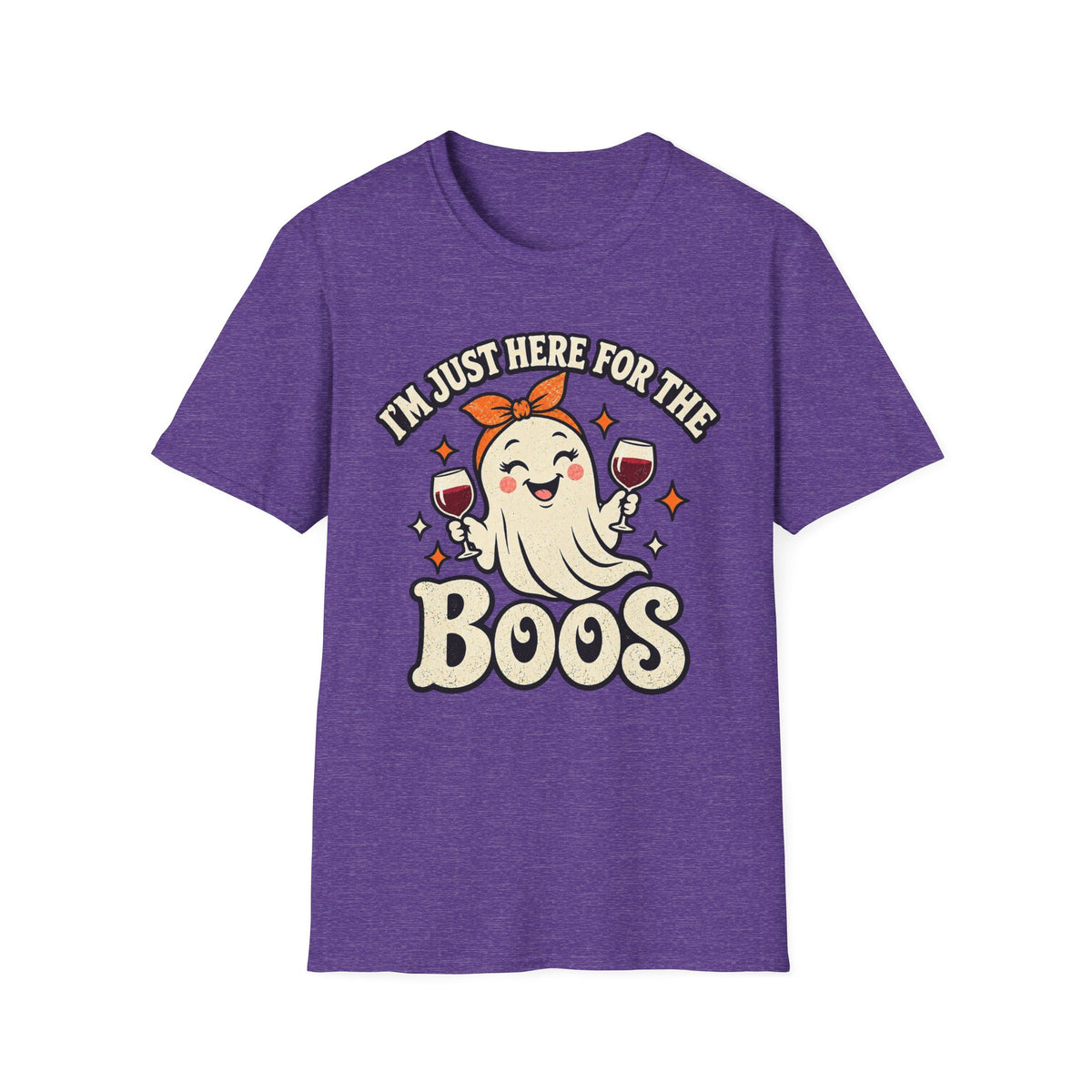 I’m Just Here for the Boos Ghost Halloween Tee