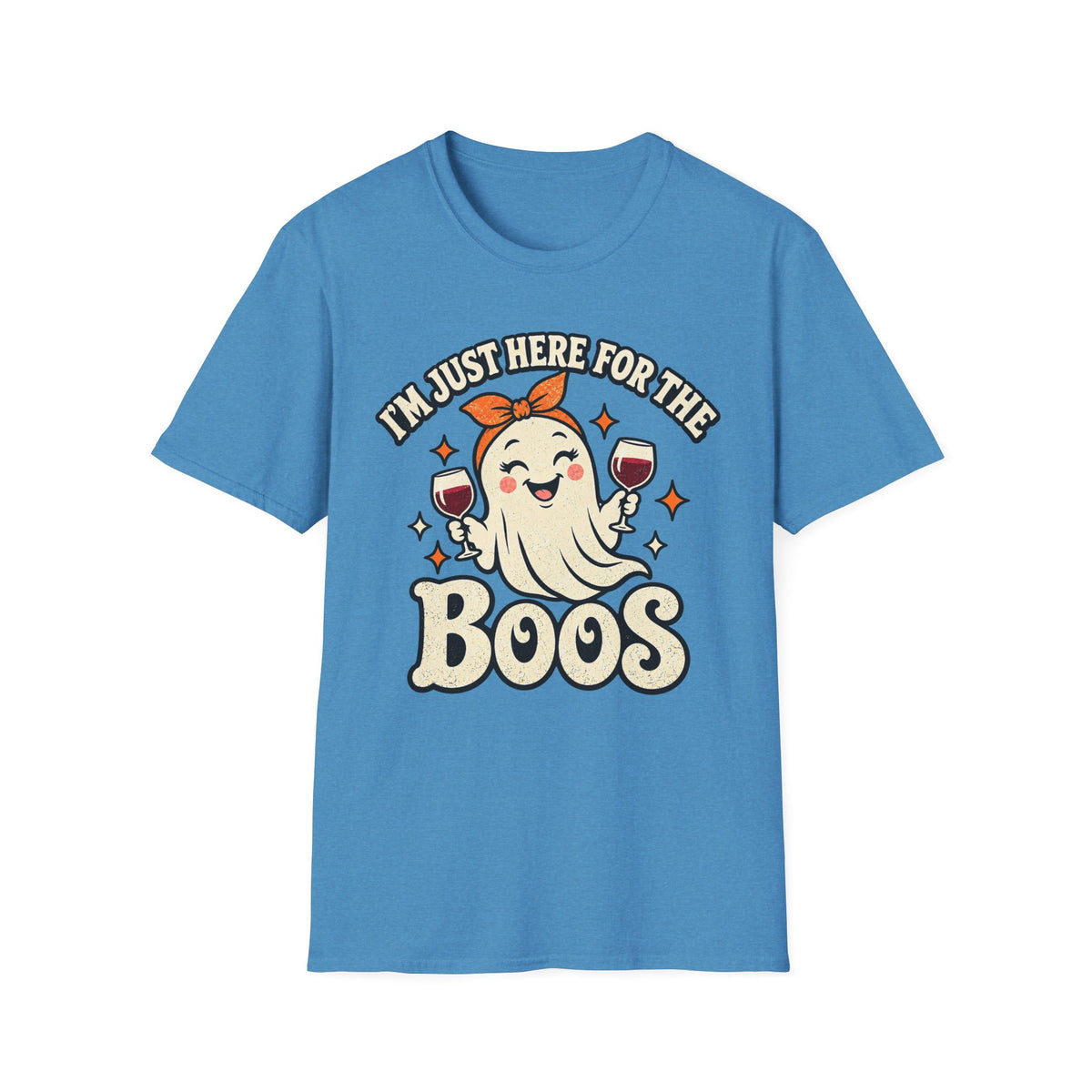 I’m Just Here for the Boos Ghost Halloween Tee