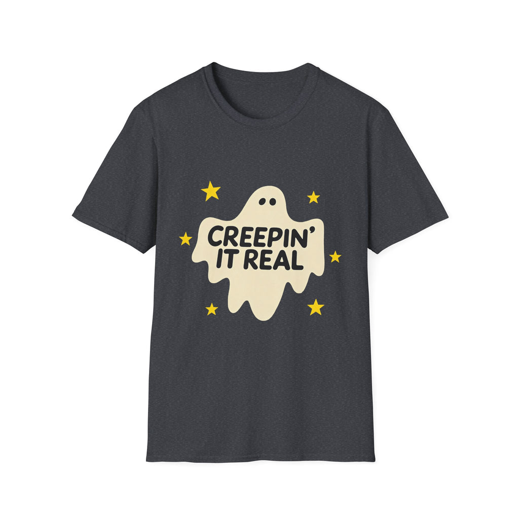 Creepin’ It Real Retro Halloween Ghost Tee