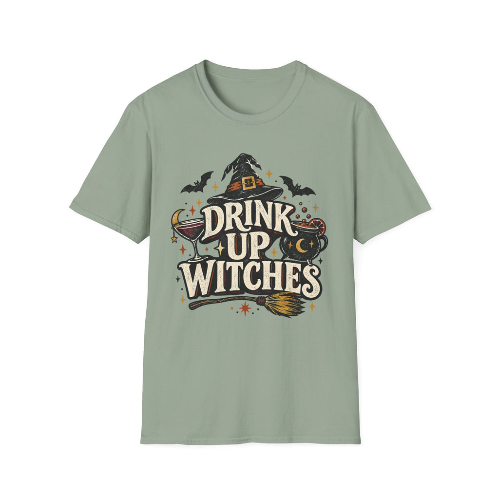 Drink Up Witches Vintage Halloween Tee