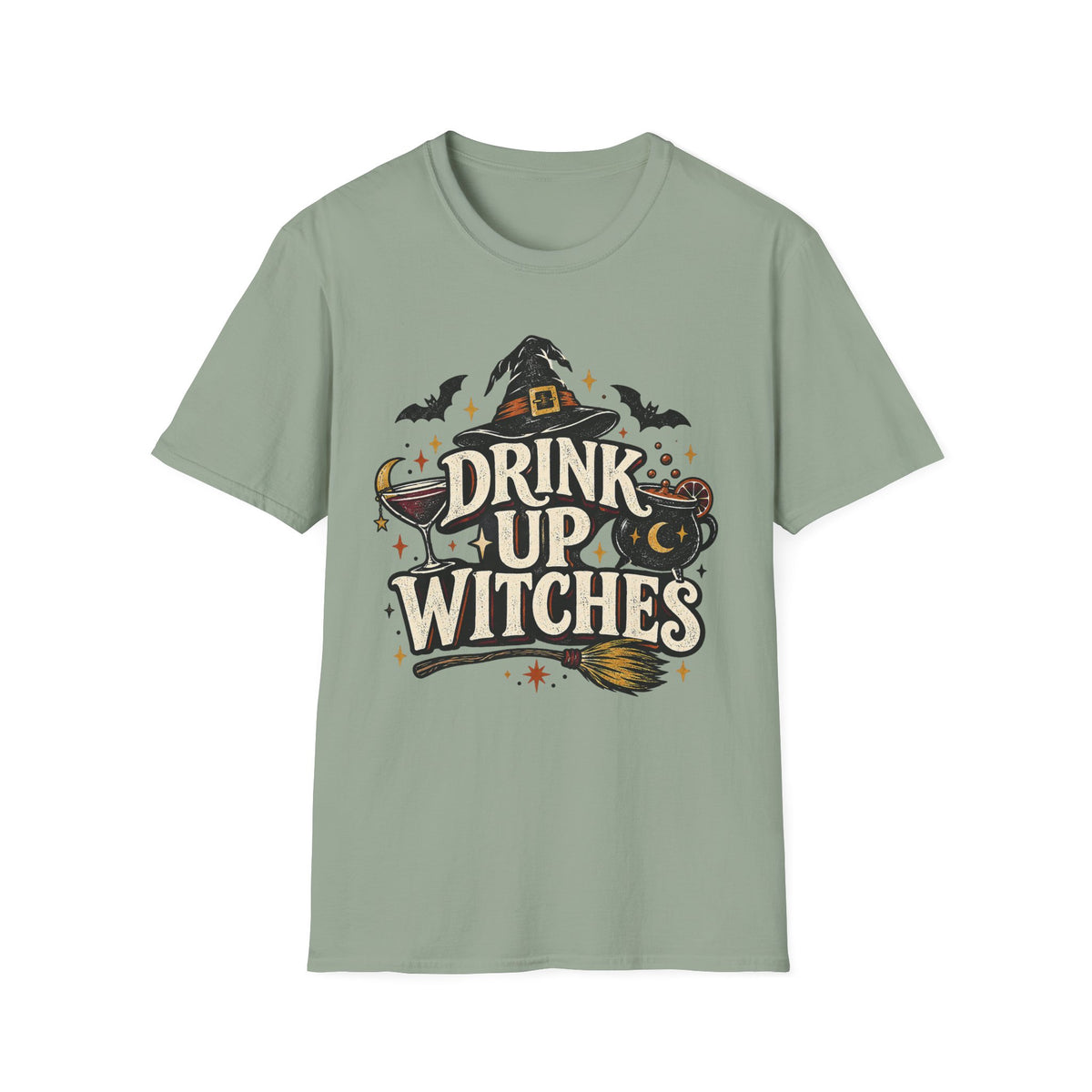 Drink Up Witches Vintage Halloween Tee