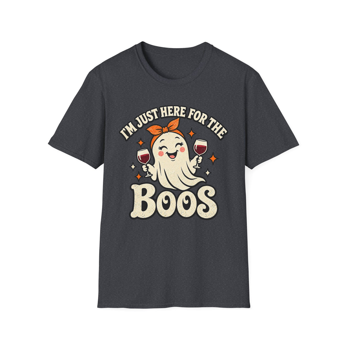 I’m Just Here for the Boos Ghost Halloween Tee