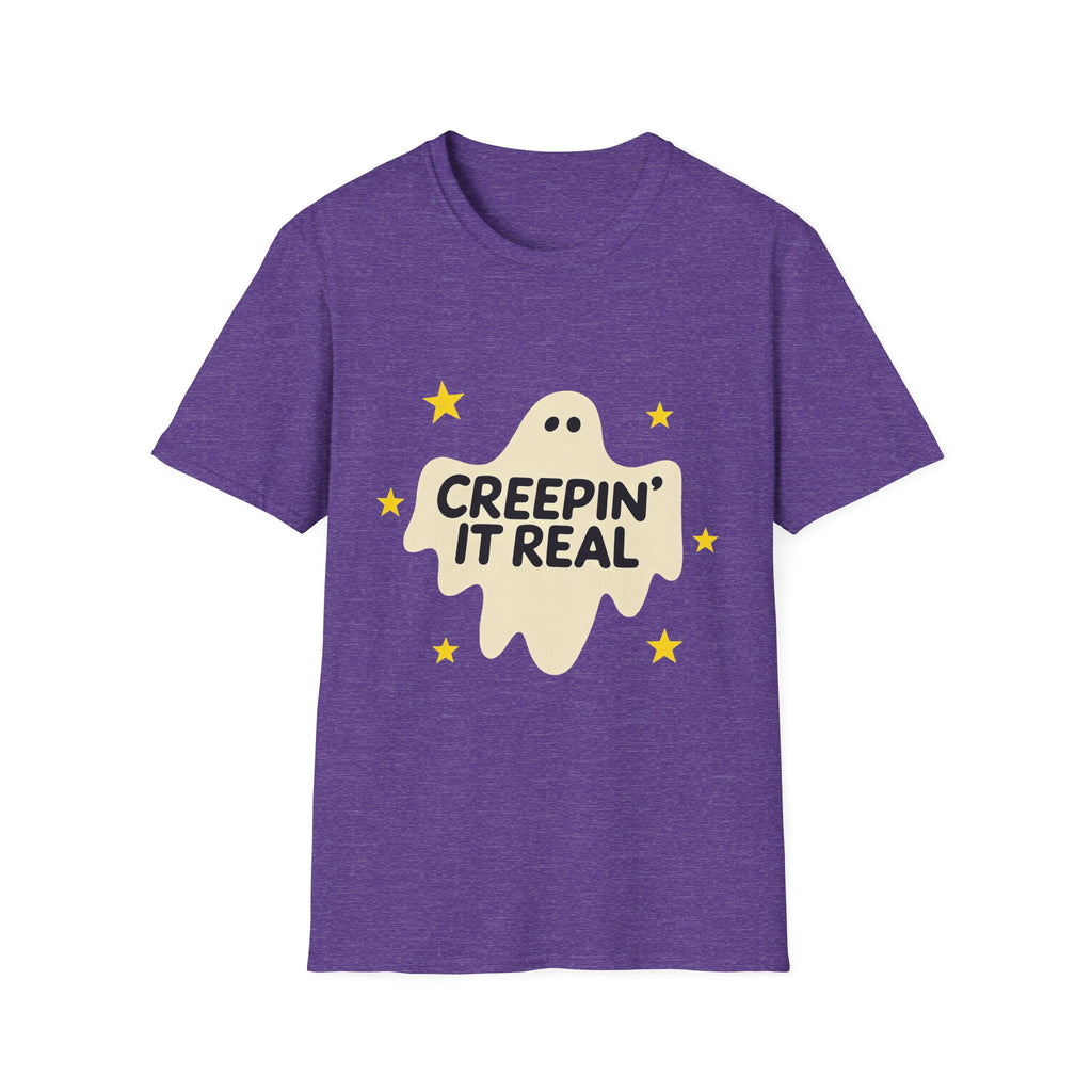 Creepin’ It Real Retro Halloween Ghost Tee
