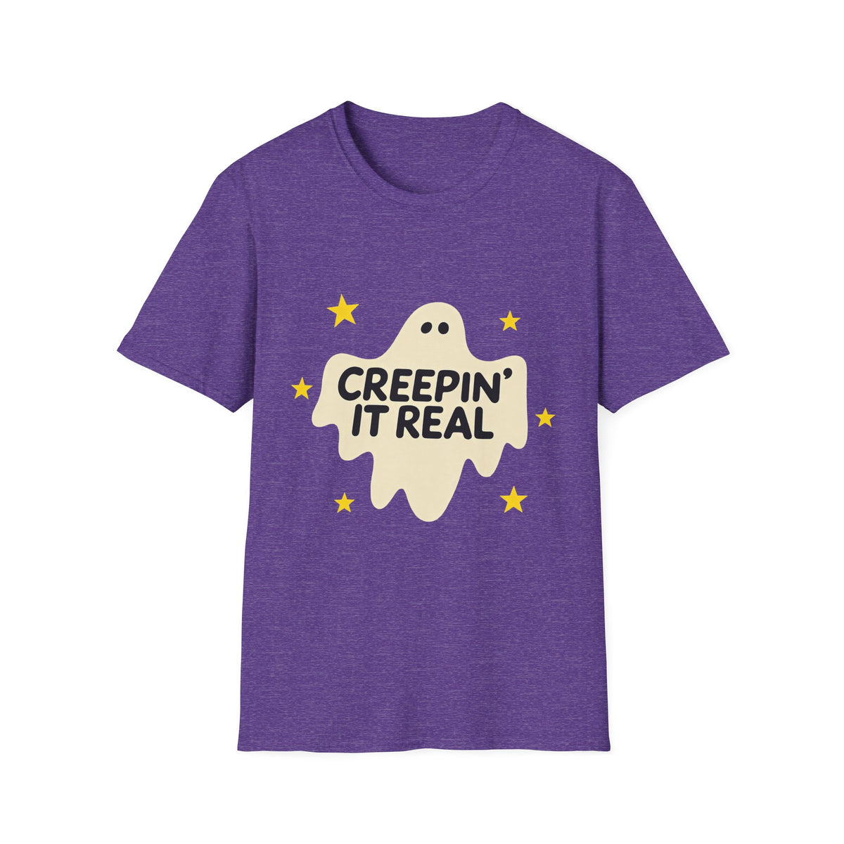Creepin’ It Real Retro Halloween Ghost Tee