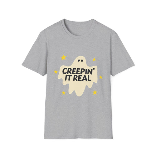 Creepin’ It Real Retro Halloween Ghost Tee