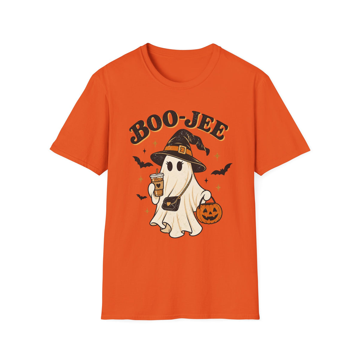 Boo-Jee Retro Halloween Ghost Tee