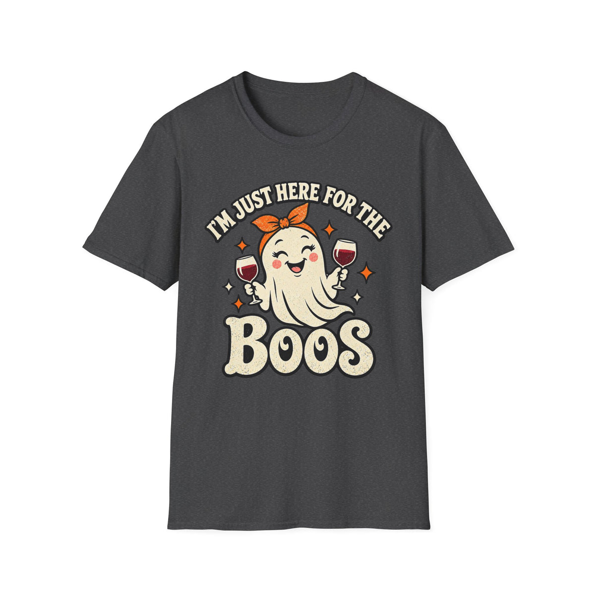 I’m Just Here for the Boos Ghost Halloween Tee