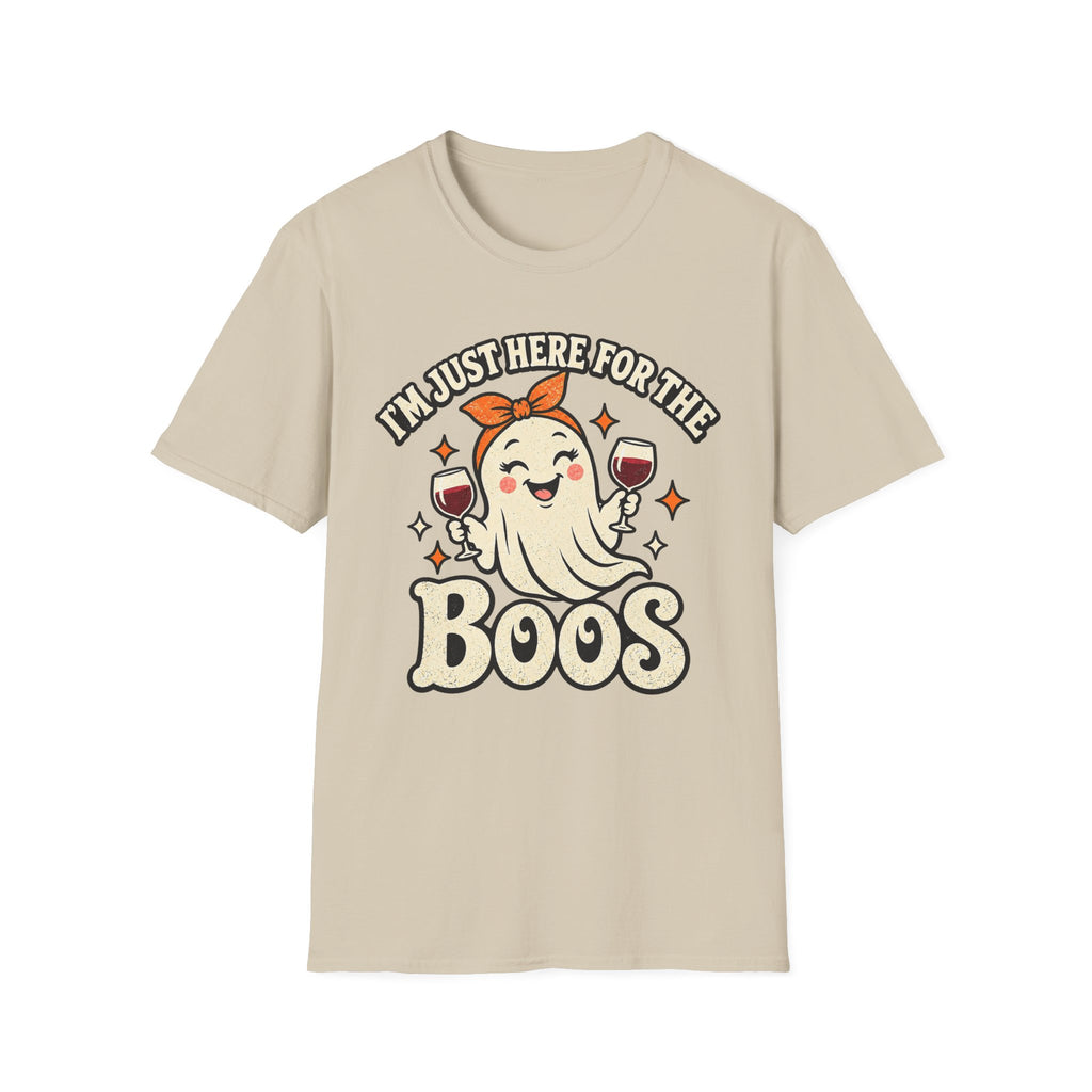 I’m Just Here for the Boos Ghost Halloween Tee