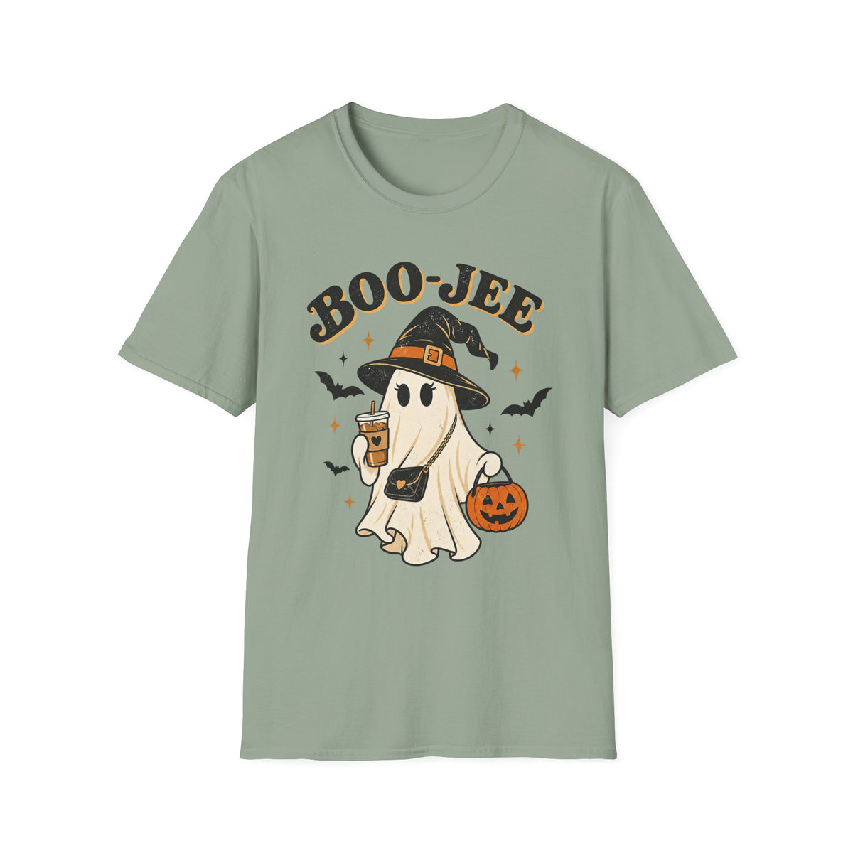 Boo-Jee Retro Halloween Ghost Tee