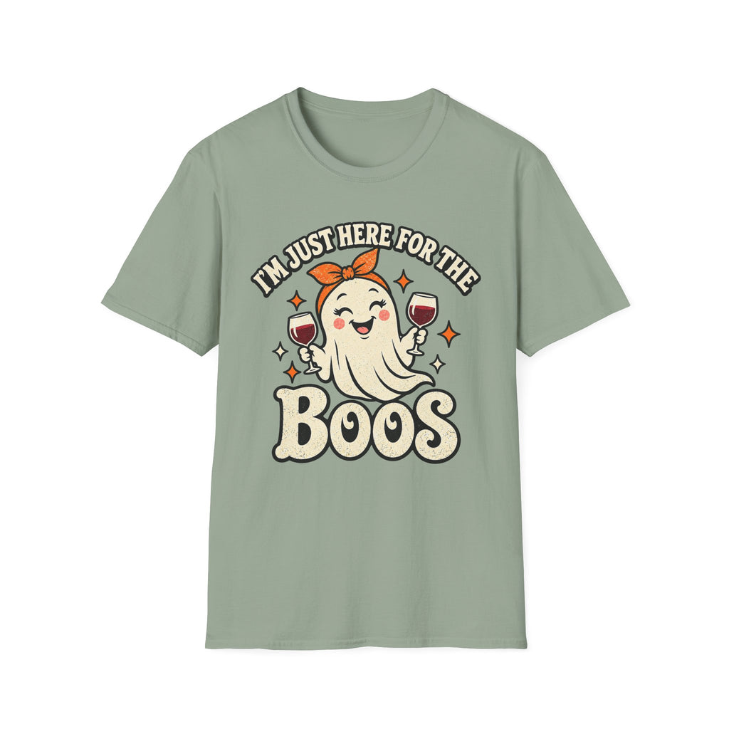 I’m Just Here for the Boos Ghost Halloween Tee