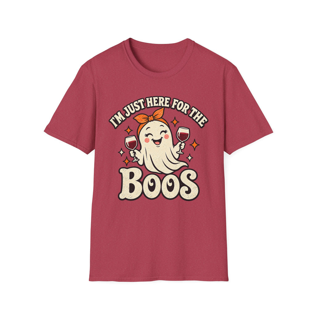 I’m Just Here for the Boos Ghost Halloween Tee