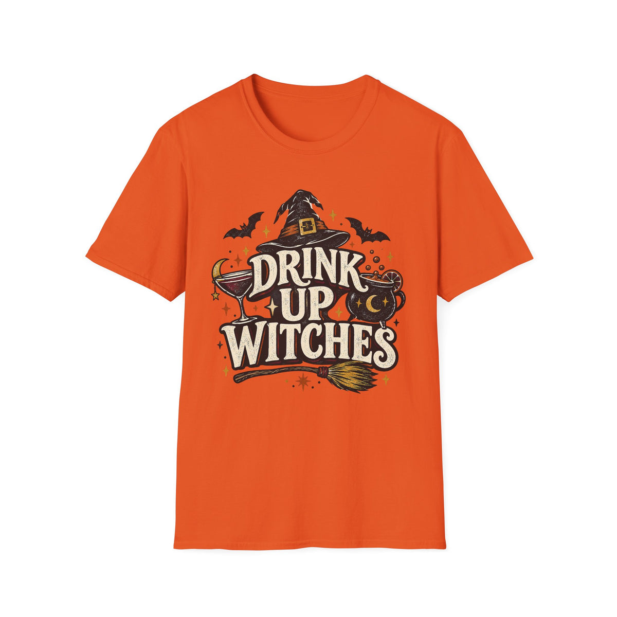 Drink Up Witches Vintage Halloween Tee