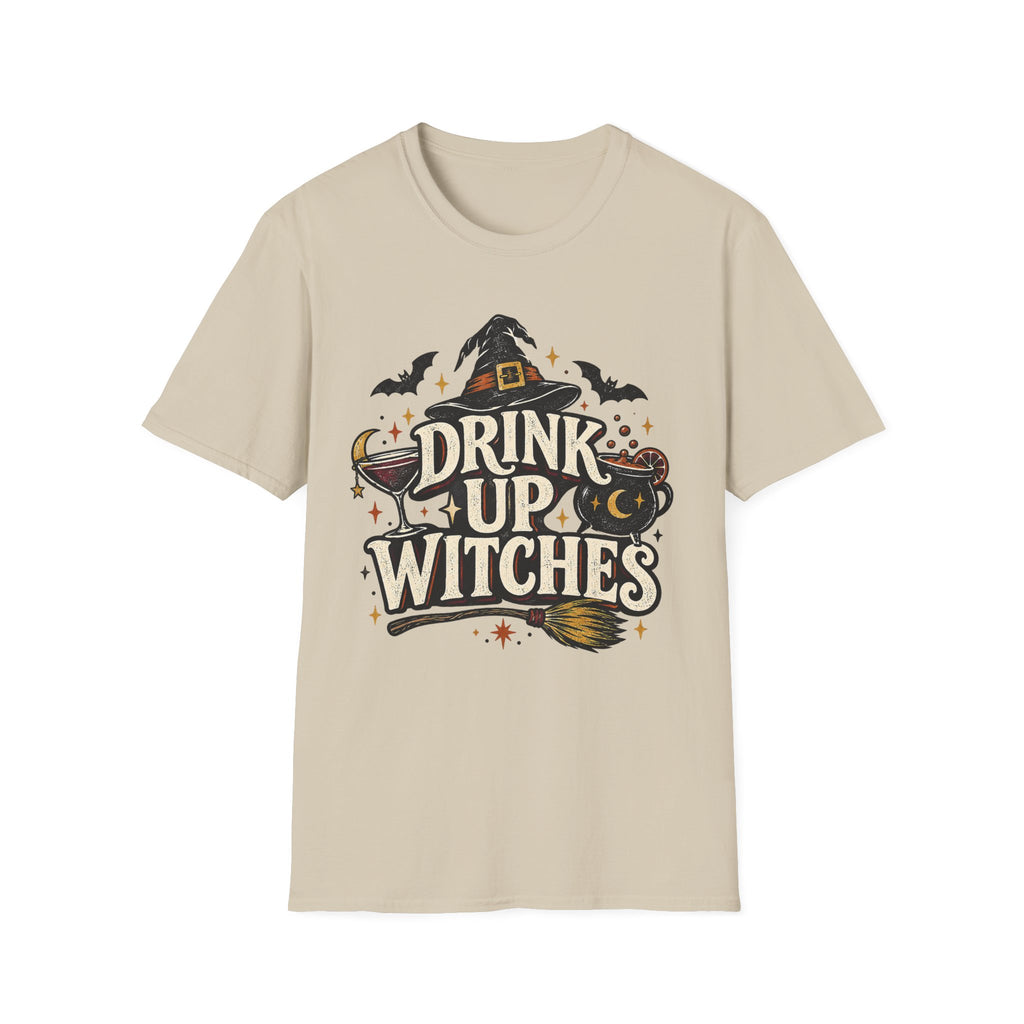 Drink Up Witches Vintage Halloween Tee