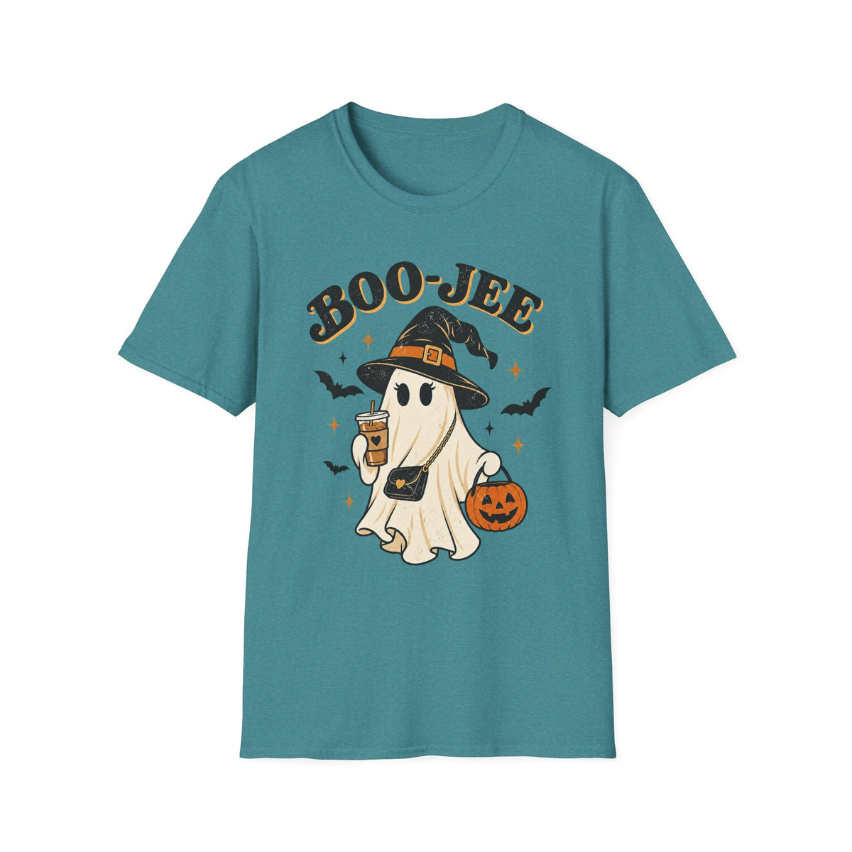 Boo-Jee Retro Halloween Ghost Tee