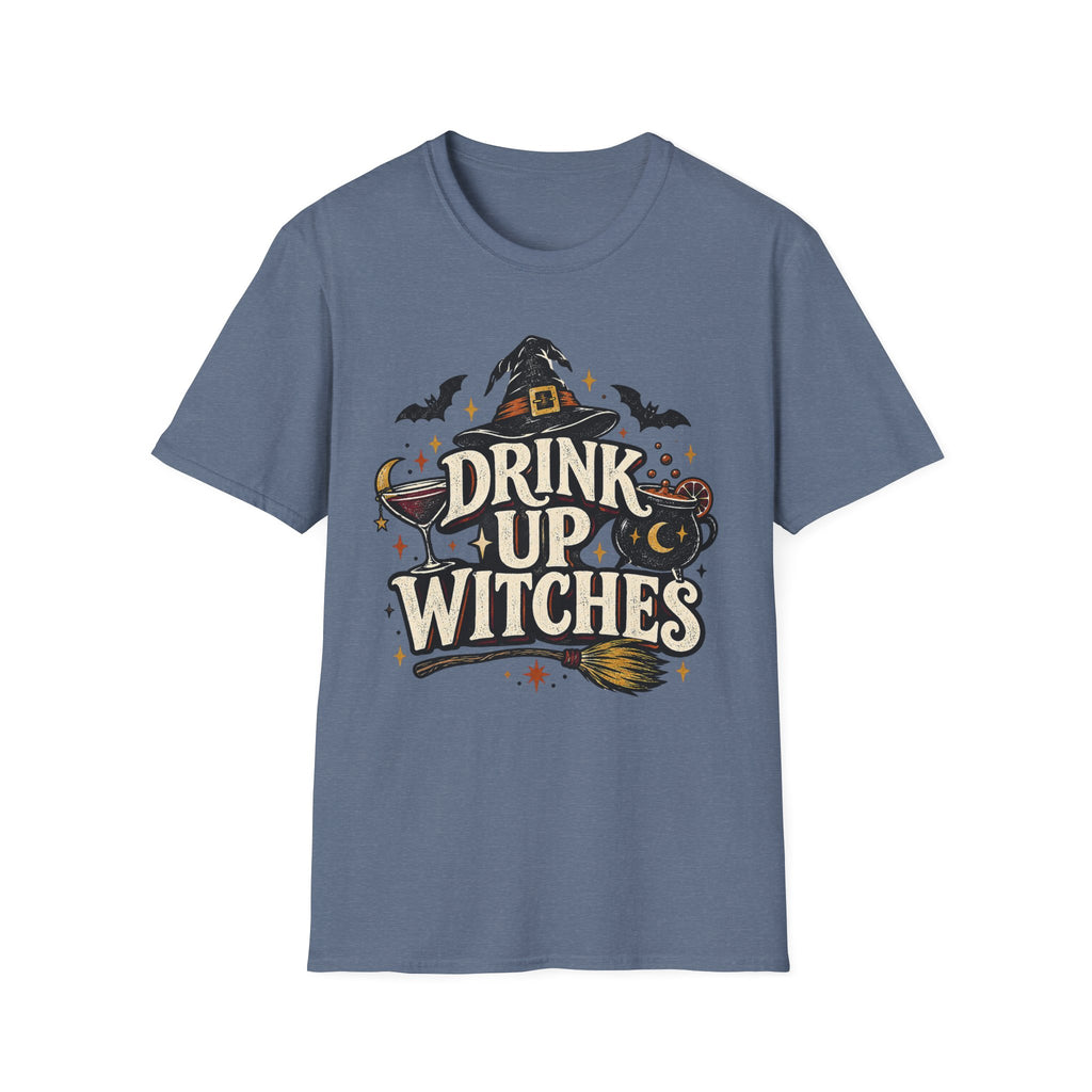 Drink Up Witches Vintage Halloween Tee