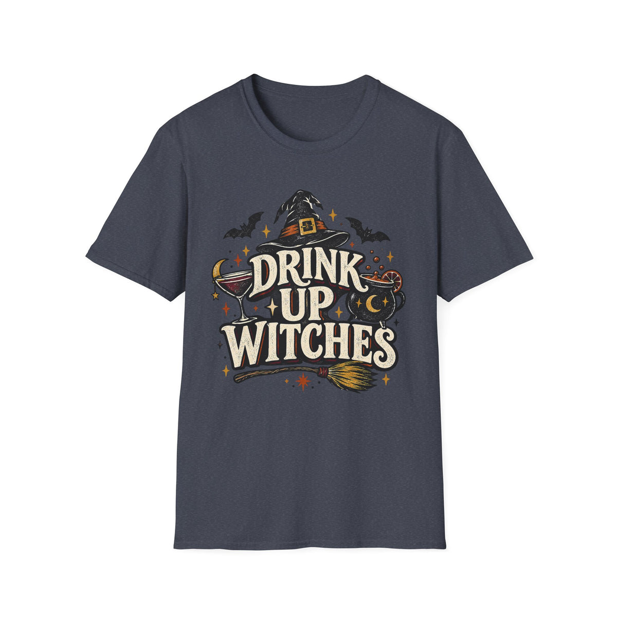 Drink Up Witches Vintage Halloween Tee