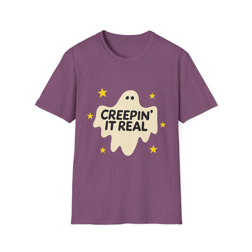 Creepin’ It Real Retro Halloween Ghost Tee